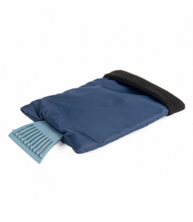 Skrobaczka do szyb śniegu lodu z rękawicą polarową AMiO 01456