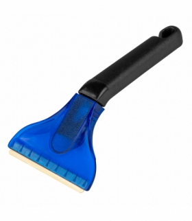 Skrobaczka do szyb śniegu lodu mosiężna krótka AMiO 01458