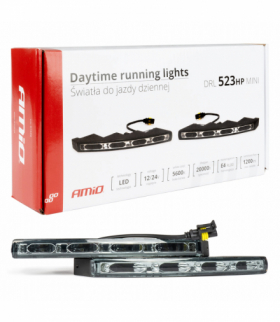 Światła do jazdy dziennej DRL 523HP mini AMiO 01526