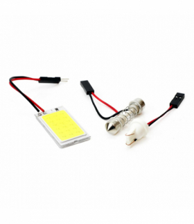 Żarówki LED CLASSIC T10 W5W C5W COB 12V panel moduł AMiO 01621