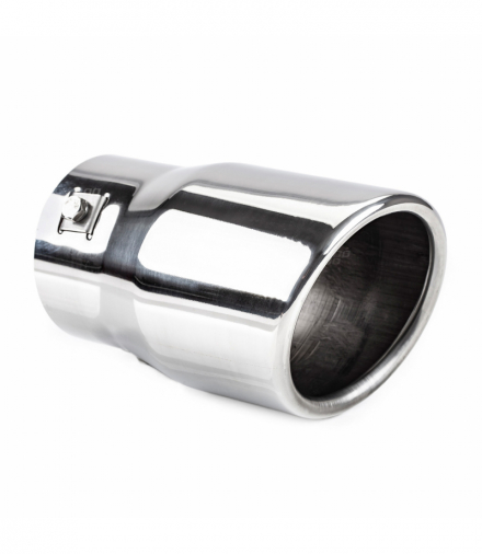 Końcówka tłumika wydechu stal nierdzewna MT 007 chrom AMiO 01307