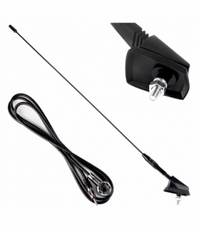 Antena samochodowa 41 cm 5mm adapter ANT01 AMiO 01048