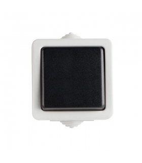 TEKNO 05-1080-143 czarny Łącznik zwierny z LED Kanlux 25355