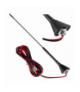 Antena samochodowa 40 cm ze wzmacniaczem ANT08 AMiO 01511