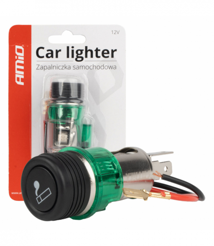 Gniazdo zapalniczki zestaw podświetlone 12V CLI-03 AMiO 01260