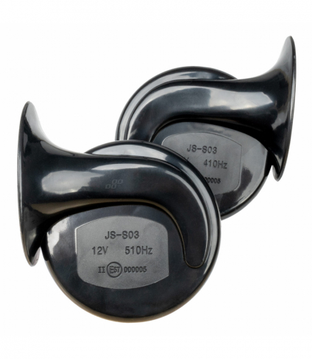 Klakson sygnał dźwiękowy 12V 2 sztuki CHR-02 AMiO 01716