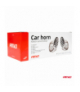 Klakson sygnał dźwiękowy chrom 12V 2 sztuki CHR-01 AMiO 01715