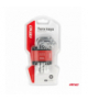 Klucze TORX krótkie CRV 9 szt. AMiO 01040