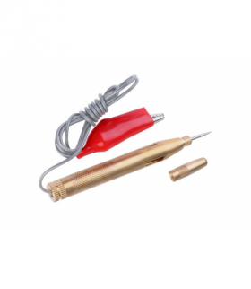 Tester próbnik napięcia 6V 12V 24V metalowy igła AMiO 01036