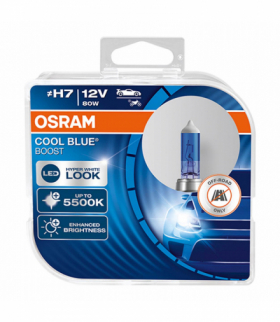 Żarówka halogenowa Osram H7 12V 80W PX26d Cool Blue Boost 5500K/ 2 szt. Osram O-62210CBB-DUO