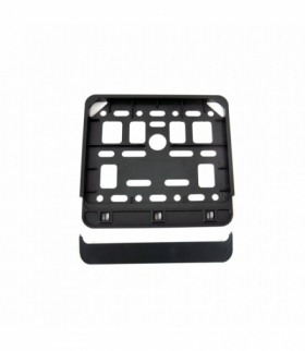 Ramka tablicy rejestracyjnej czarna skuter motorower AMiO 01169