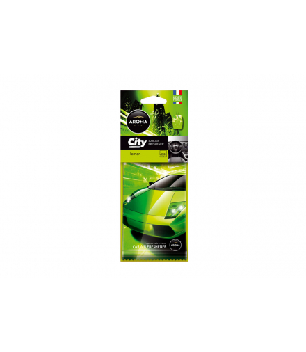 Odświeżacz powietrza AROMA CAR CITY CARD LEMON Aroma Car A92714