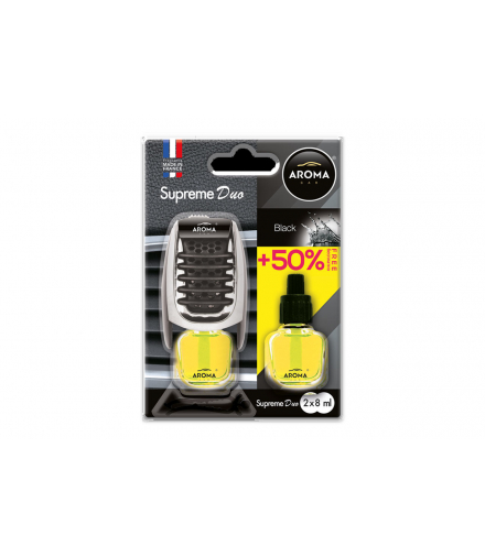 Odświeżacz powietrza AROMA SUPREME DUO BLACK Aroma Car A92259