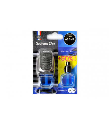 Odświeżacz powietrza AROMA SUPREME DUO NEW CAR Aroma Car A92518