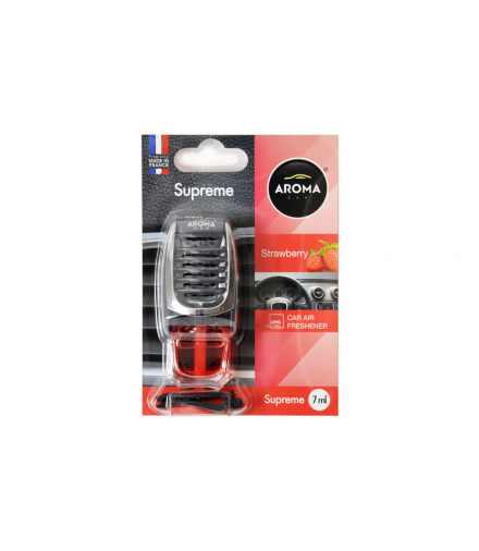 Odświeżacz powietrza AROMA SUPREME STRAWBERRY Aroma Car A92139