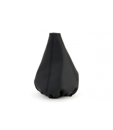 Mieszek dźwigni zmiany biegów eko-skóra czarny AMiO 01760