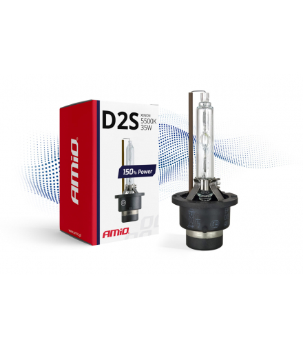 Żarówka ksenonowa żarnik xenon D2S 5500K AMiO 150% POWER AMiO 01973