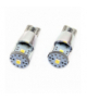 Żarówki LED CANBUS 3SMD 2835 T10e W5W ALU White 12V 24V AMiO 01637
