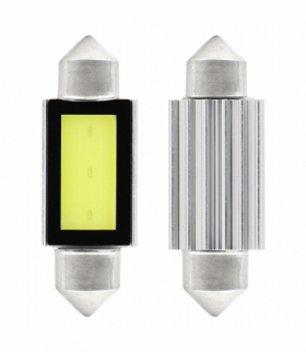 Żarówki LED CANBUS COB3 Festoon C5W C10W C3W 39mm White 12V AMiO 01640