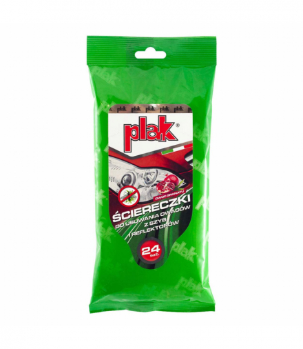 Plak Ściereczki do usuwania owadów - Owoc Granatu 24 szt. Plak E0418