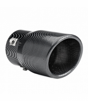 Końcówka tłumika wydechu stal nierdzewna MT 007C carbon AMiO 01117