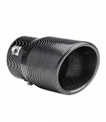 Końcówka tłumika wydechu stal nierdzewna MT 007C carbon AMiO 01117