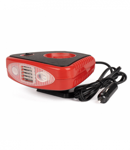 Termowentylator dmuchawa nagrzewnica z lampką 12V AMiO 01326