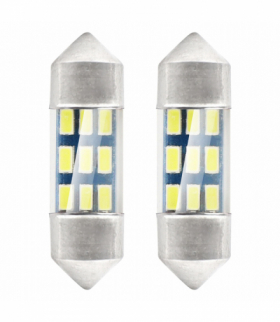 Żarówki LED STANDARD 3014 9SMD Festoon C5W C10W C3W 31mm White 12V AMiO 01089