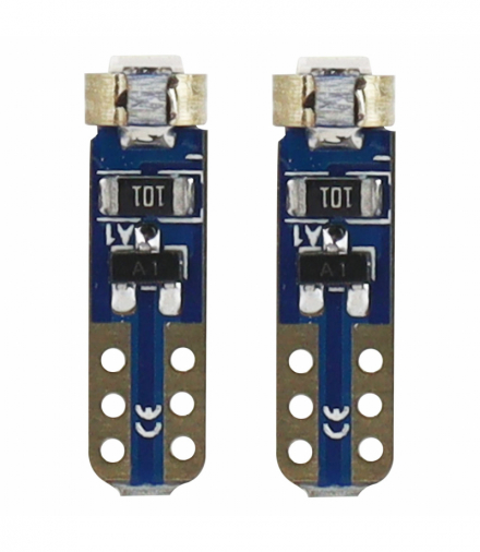 Żarówki LED STANDARD T5 W1W 1xSMD 3030 12V High Power AMiO 01094