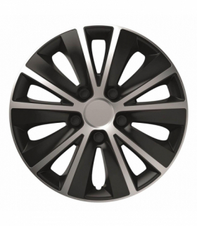 Kołpak samochodowy czarno srebrny Rapide 14" cali Versaco 10297