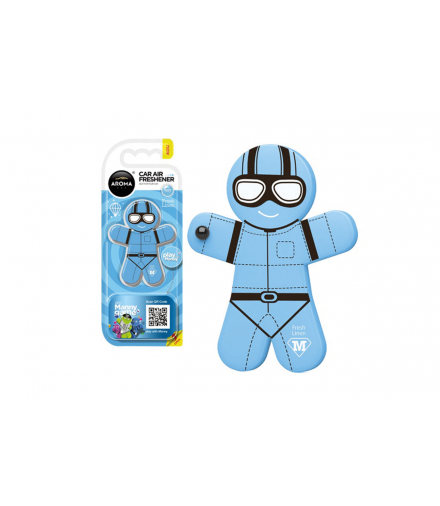 Odświeżacz powietrza AROMA CAR MANNY - Fresh Linen Aroma Car A83138