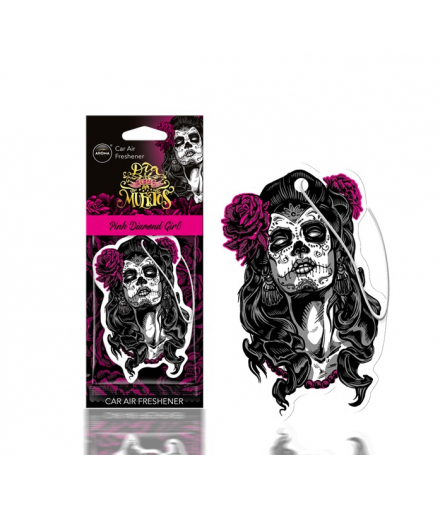 Odświeżacz powietrza MUERTOS Pink Diamond Girl Aroma Car A83116