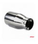 Końcówka tłumika wydechu stal nierdzewna MT 018BC grafit AMiO 02196
