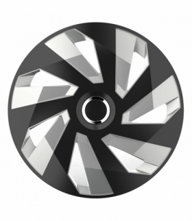 Kołpak samochodowy czarno srebrny Vector RC 15" cali Versaco 10499