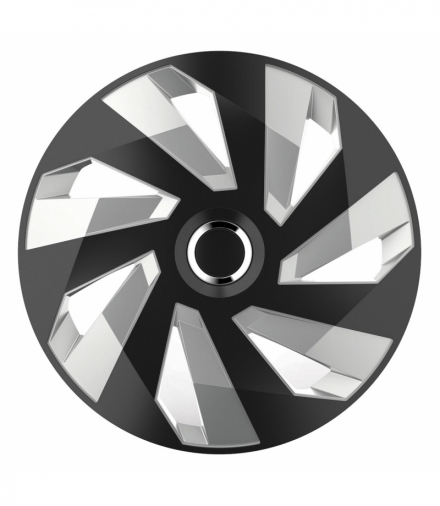 Kołpak samochodowy czarno srebrny Vector RC 16" cali Versaco 10500