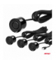 Zestaw czujników parkowania czujniki cofania MAX LED 4 sensory czarne AMiO 02287