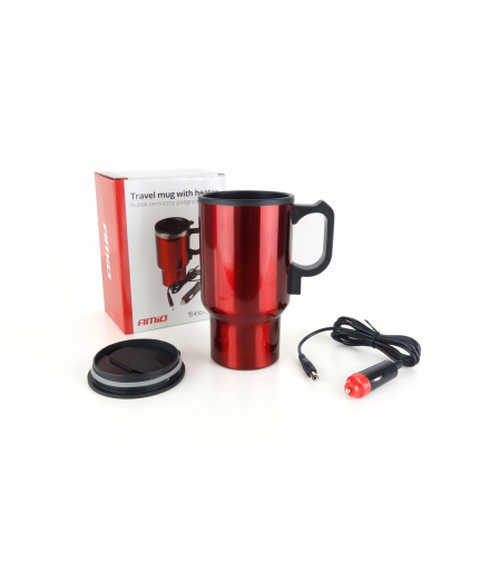 Czajnik kubek termiczny podgrzewany do samochodu AMiO 02177