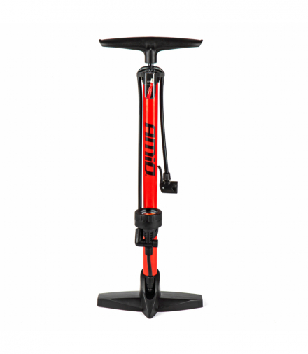 Pompka ręczna metalowa z manometrem PU02 AMiO 02146