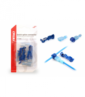 Szybkozłączki elektryczne Typ-T 0,75-2,5mm2 15A 5 szt. AMiO 02344