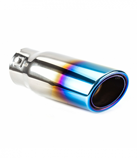 Końcówka tłumika wydechu stal nierdzewna MT 021BLC opalana AMiO 02353