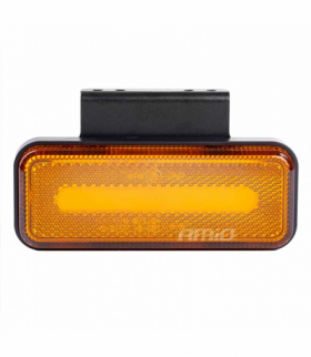 Lampa obrysowa LED OM-02-O prostokątna pomarańczowa AMiO 02376