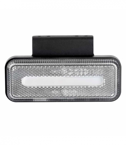 Lampa obrysowa LED OM-02-W prostokątna biała AMiO 02377