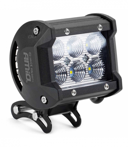 Lampa robocza halogen LED szperacz AWL17 6LED 12V 24V AMiO 02431