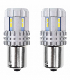 Żarówki LED CANBUS 3020 UltraBright 22SMD 1156 BA15S P21W R10W R5W White 12V 24V AIMO-02449 AMiO 02449
