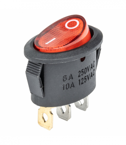 Włącznik przełącznik podświetlany owalny AMiO 02461