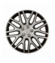 Kołpak samochodowy czarno srebrny ze śrubami chrom DAKAR NC 14" cali Versaco 10942