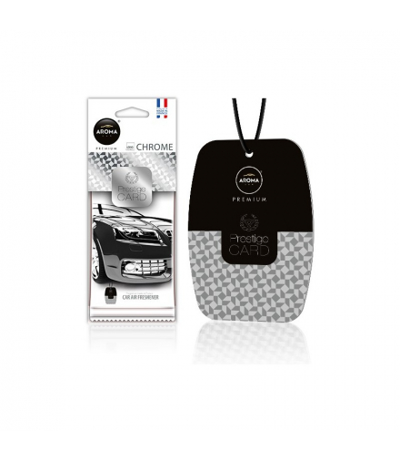 Odświeżacz powietrza AROMA PRESTIGE CARD CHROME Aroma Car A83544