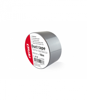 Taśma techniczna, szara / Duct tape 48mm x 10m x 0,19mm AMiO 02483