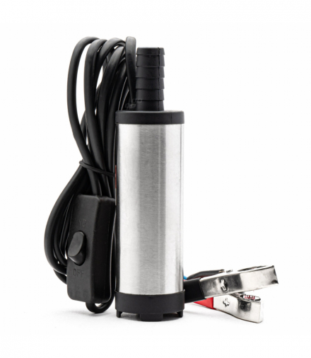 Pompka do spuszczania paliwa cieczy wody 12V fi38 AMiO 02066