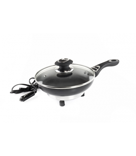 Patelnia elektryczna do samochodu 20 cm x 4 cm 150W 12V AMiO 02532